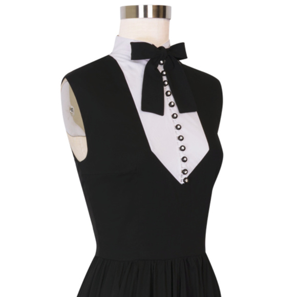 tuxedo dress